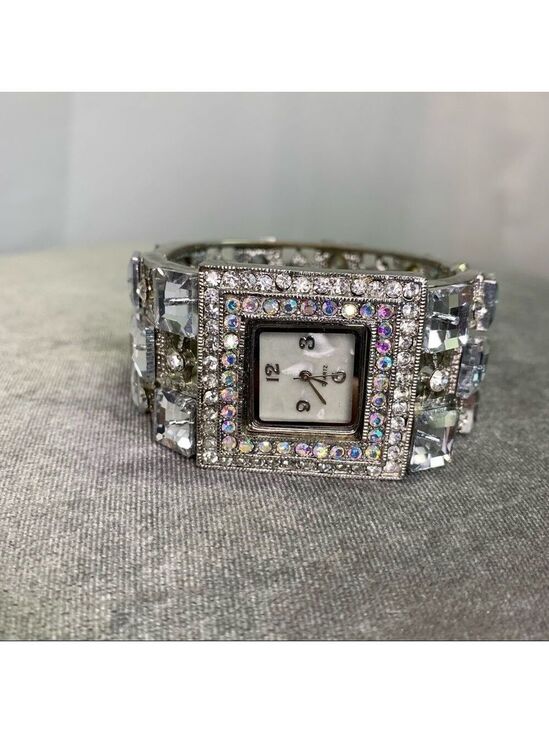 Quartz Accessories - 💥SPARKLY rhinestone iridescent embellished costume jewellery Quartz bracelet